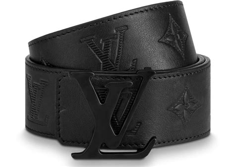 all black lv belt